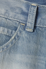 Whiped blue - Looser jeans met normale taille en wijde pijpen - 5