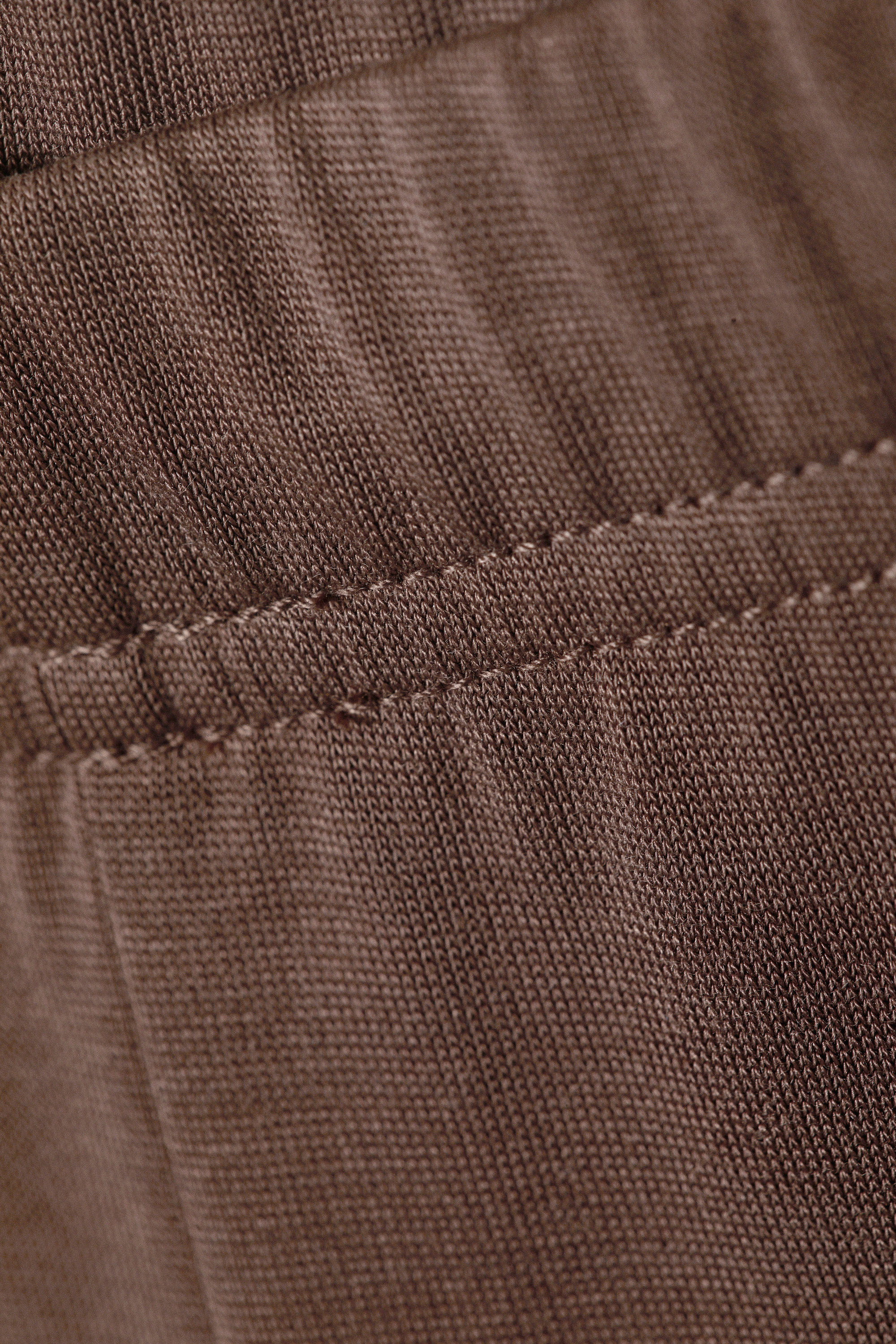 Washed Mole - Soft Low Rise Loose Wide Leg Trousers - 5