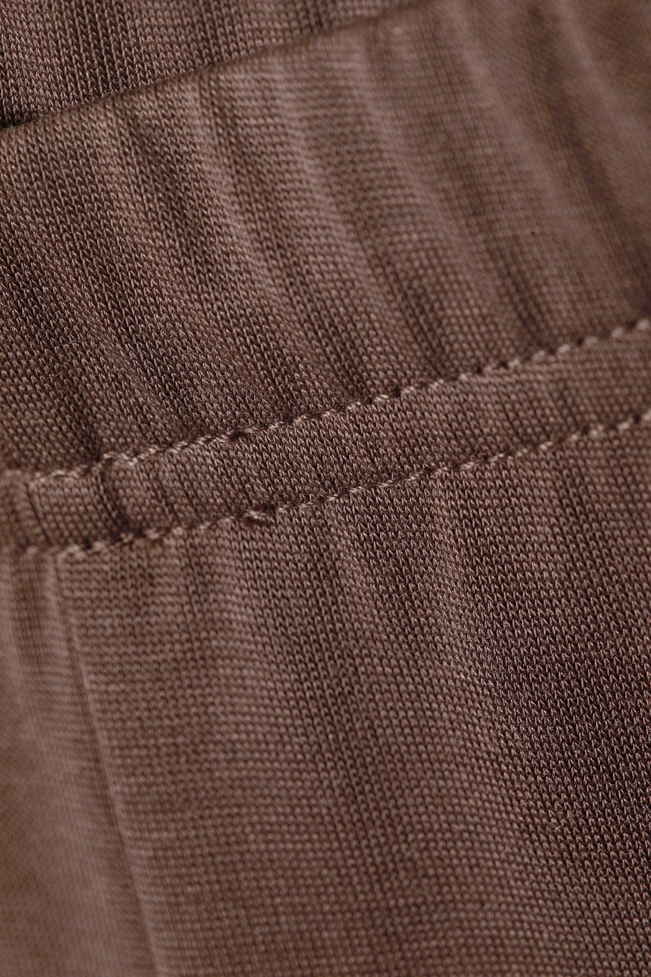 Washed Mole - Soft Low Rise Loose Wide Leg Trousers - 5