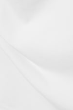 White - DRAPED FITTED T-SHIRT - 5