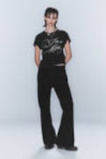 Washed Black - CM x LB Boo Bootleg Washed Black Unisex Jeans - 3
