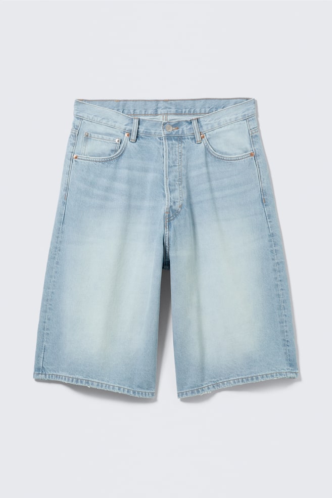 Astro Mid Rise Loose Baggy Denim Shorts - Kimberley Blue - Light Blue/Blue Hymn - Medium Blue/Black Rinse - Black/Blue Rinse - Dark Blue/Blue Stream - Medium Blue/Lake Blue - Medium Blue/Citizen Blue - Light Blue - 1