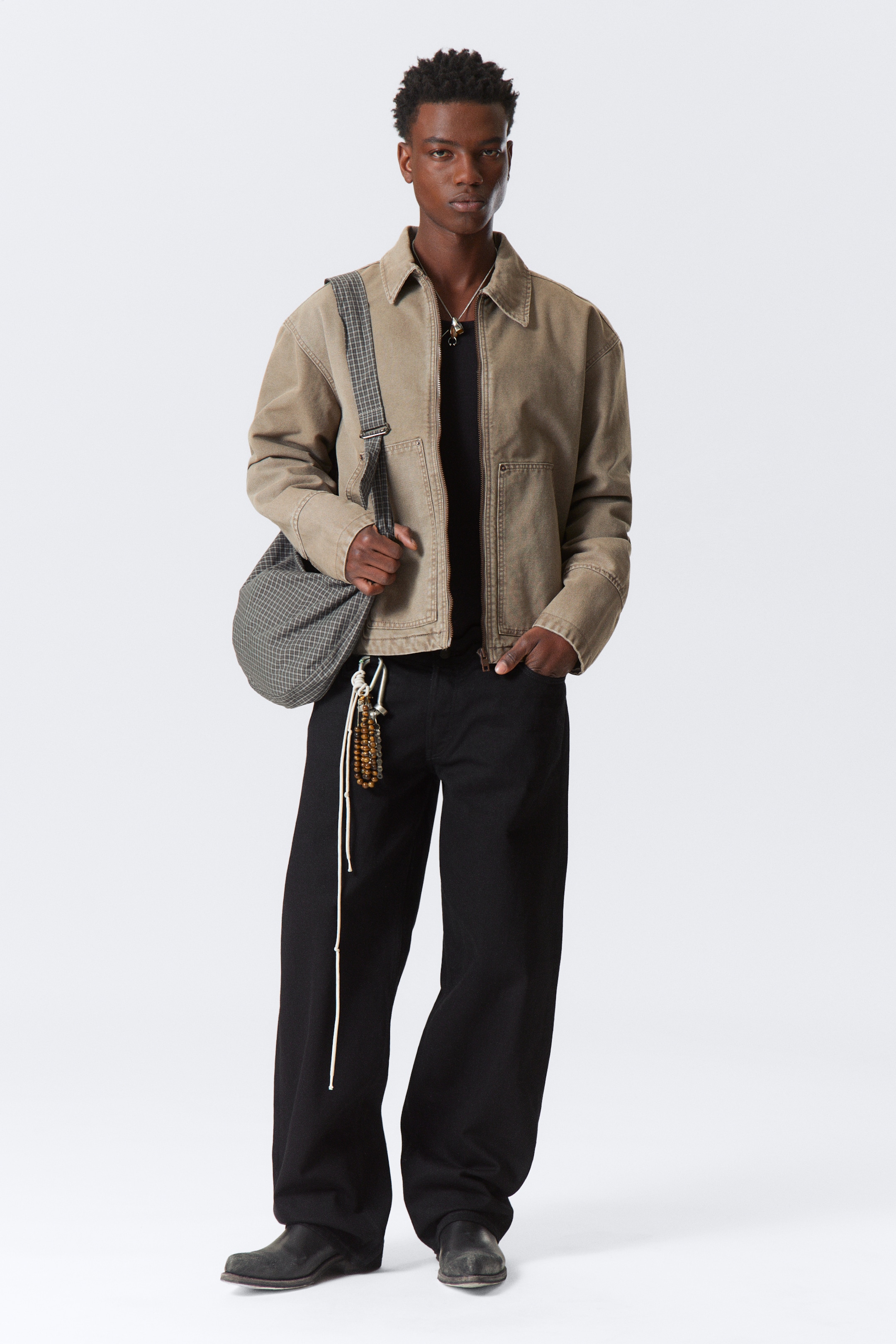 Visualizza immagine più grande: Giacca utility relaxed con finitura lavata - Talpa polvere - UOMO | H&M IT 2