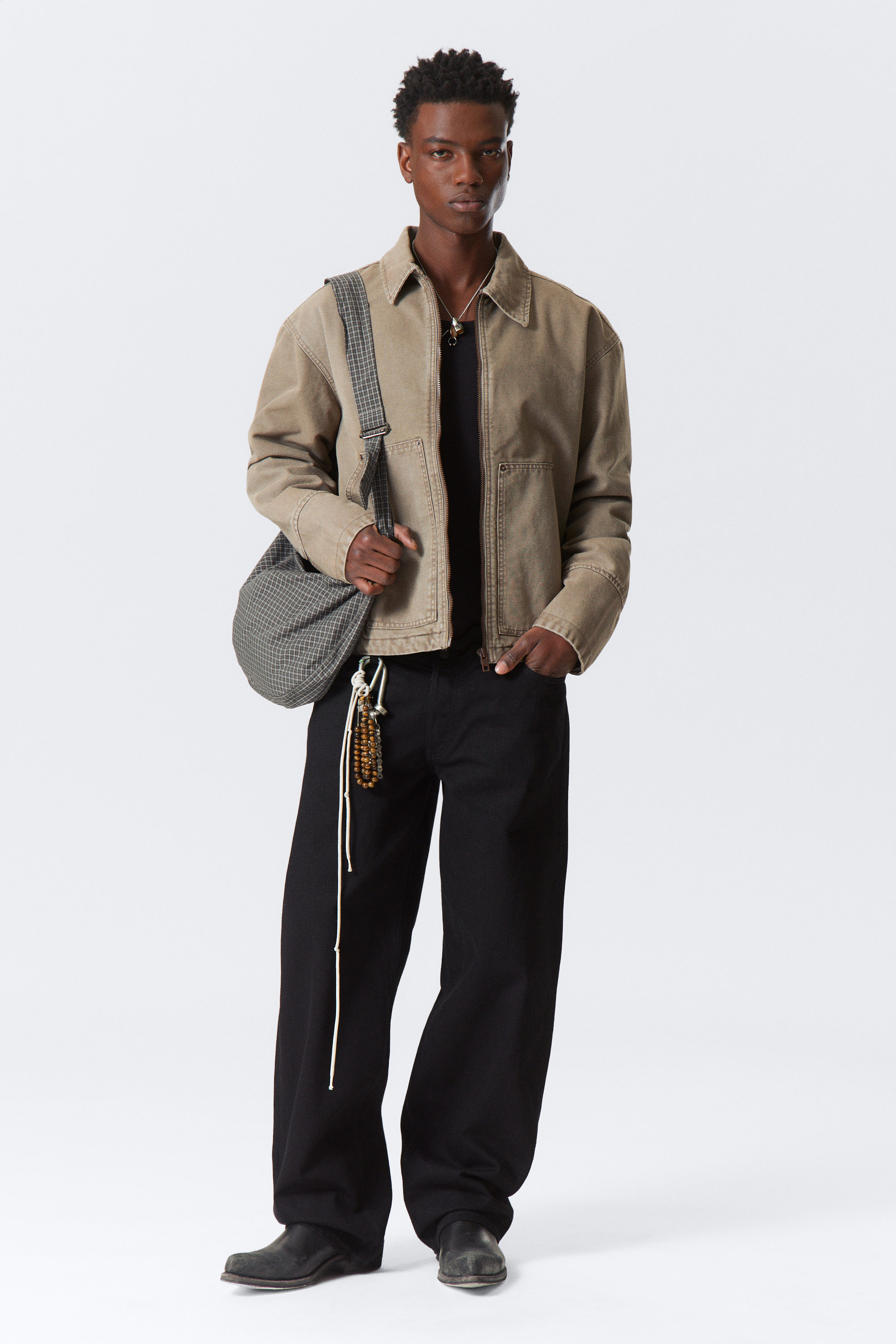 Dusty Mole - Relaxed Washed Utility Jacket - 1