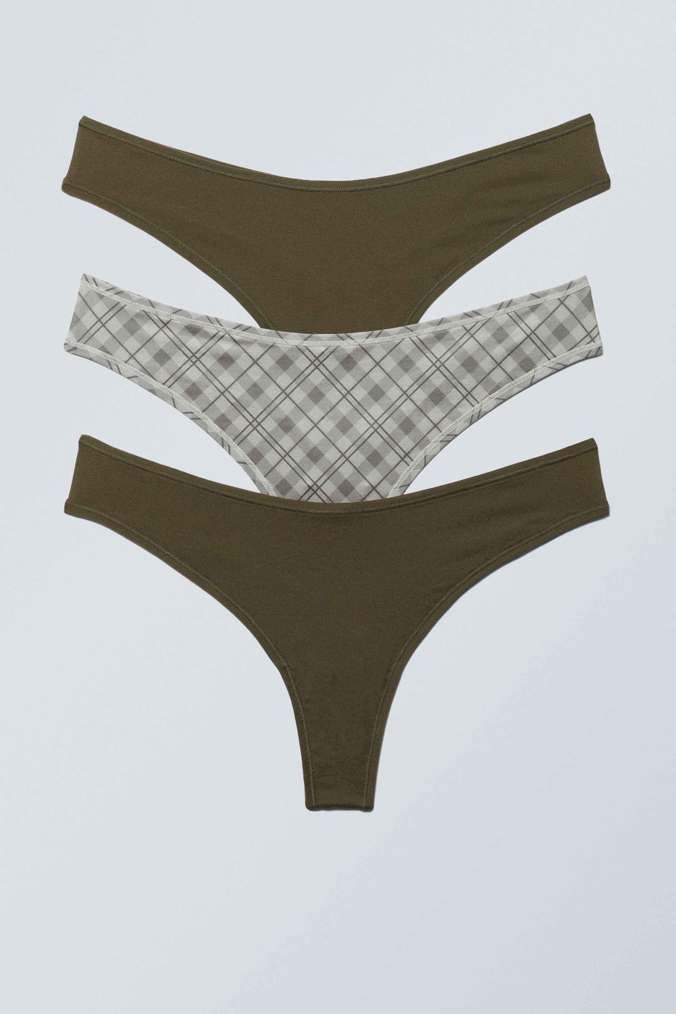 #535143 - 3-pack Soft Thongs - 1