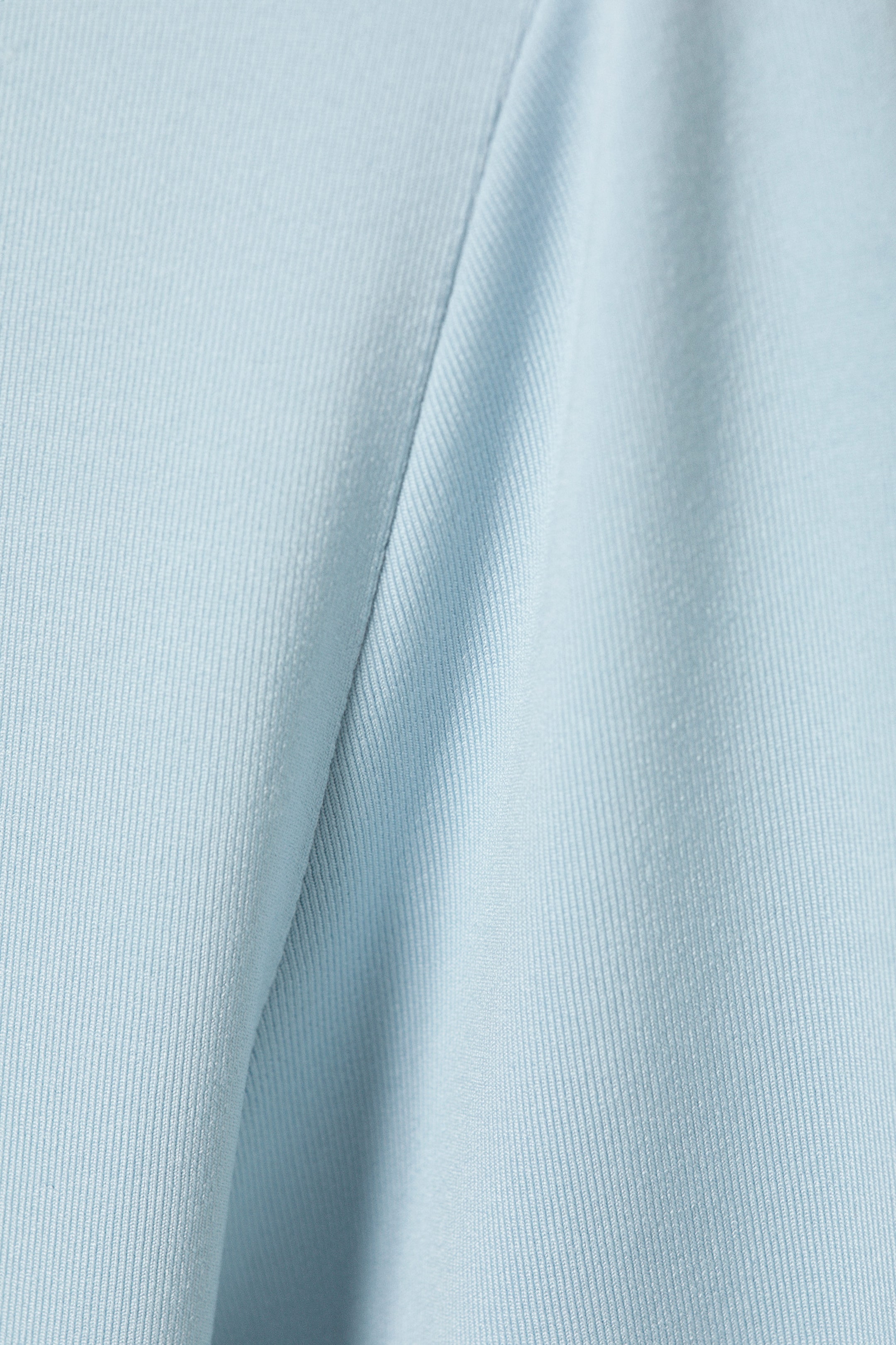 Dusty light blue - Annie Long-Sleeved Boat-Neck Top - 1