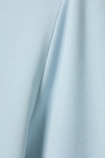 Dusty light blue - Annie Long-Sleeved Boat-Neck Top - 1