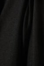 Schwarz - Transparentes Longsleeve-Polotop - 1
