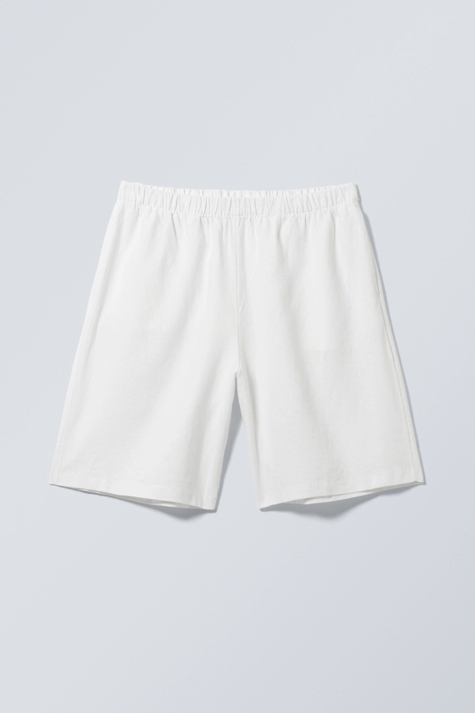 relaxed linen blend shorts - White | Weekday WW