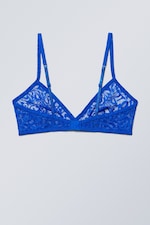 Blå - Trekantsbralette i mesh Bonnie - 1
