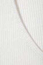 White - Sheer Rib Tank Top - 3