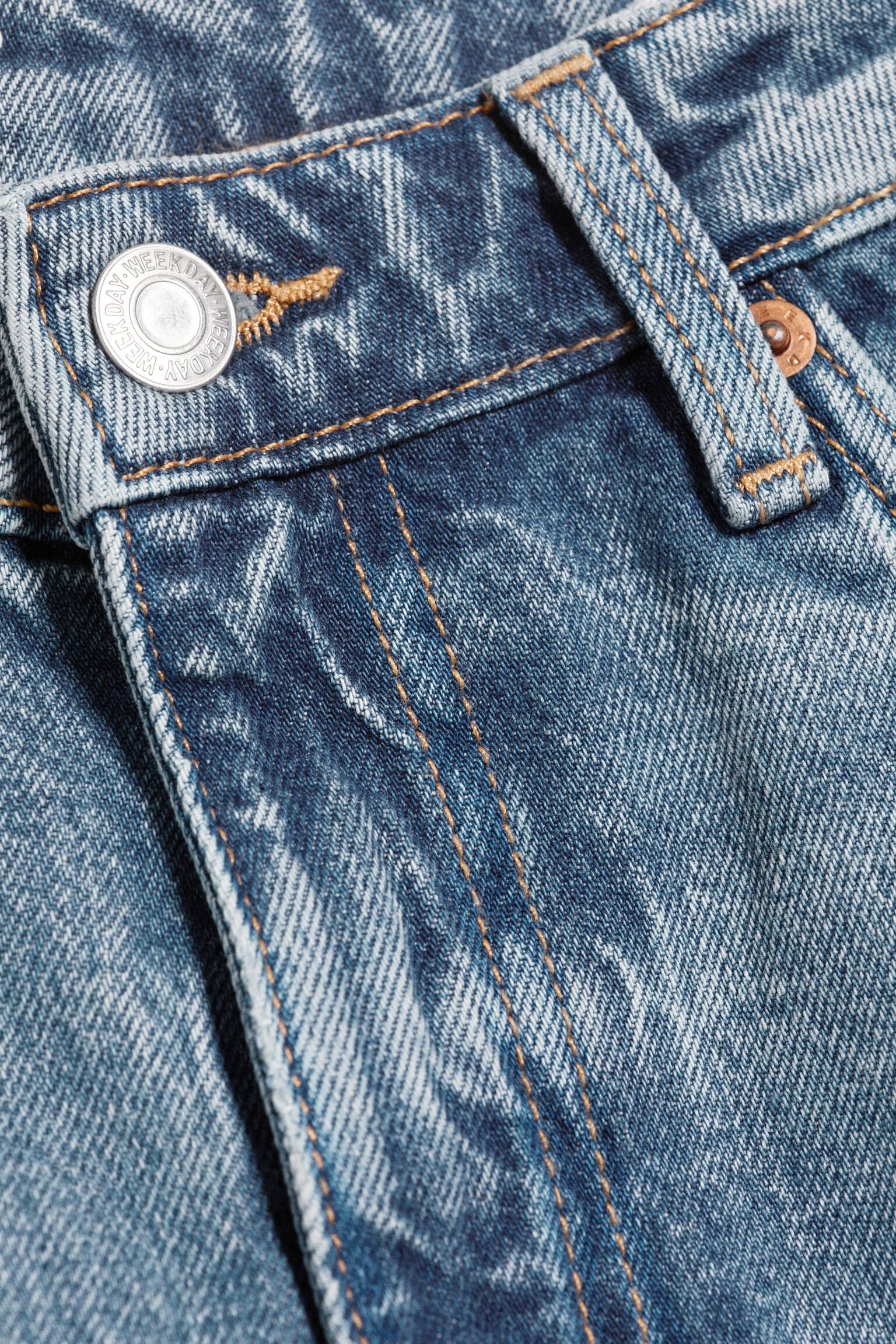 Дънки Missy с ниска талия, свободна права кройка - Сини Коне - Средно Синьо/Broken Blue - Светлосиньо/Синьо изплакване - тъмносиньо/Tuned Black - Черно/Мръсно Бяло - Бяло - 5