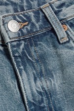 Blue Horses - Medium Blue - Missy Low Rise Loose Straight Leg Jeans - 6