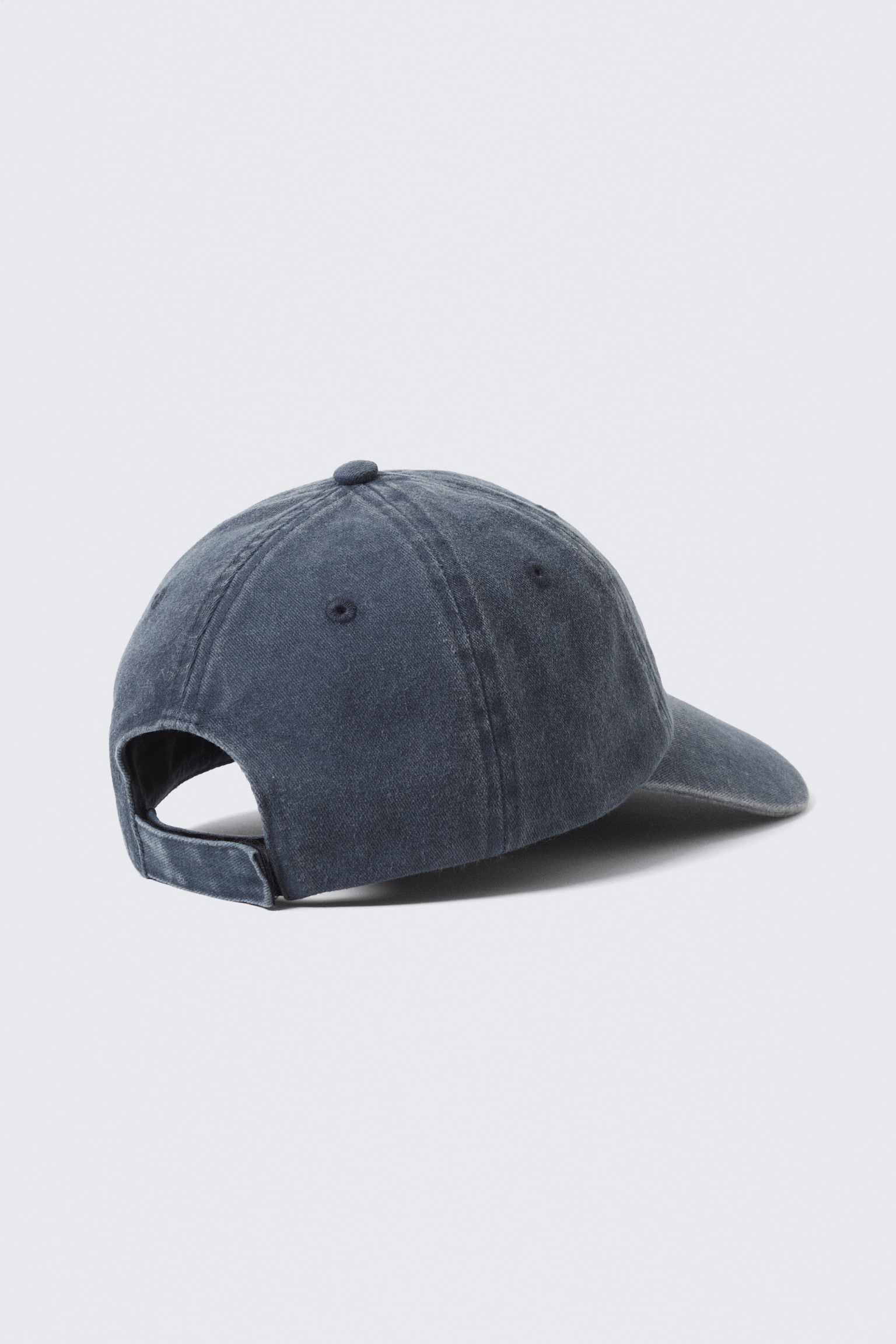 Casquette de baseball brodée - Bleu foncé/Washed Black - Carpe Diem - 2