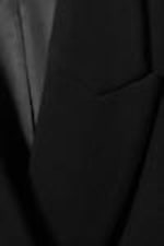 Black - Oversized Double-Breasted Wool-Blend Coat - 1