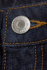 Blue Rinse – Bleu foncé - Short denim longueur genou taille basse standard Atom - 5