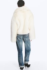 Off-white - Faux Fur Zip Jacket - 4
