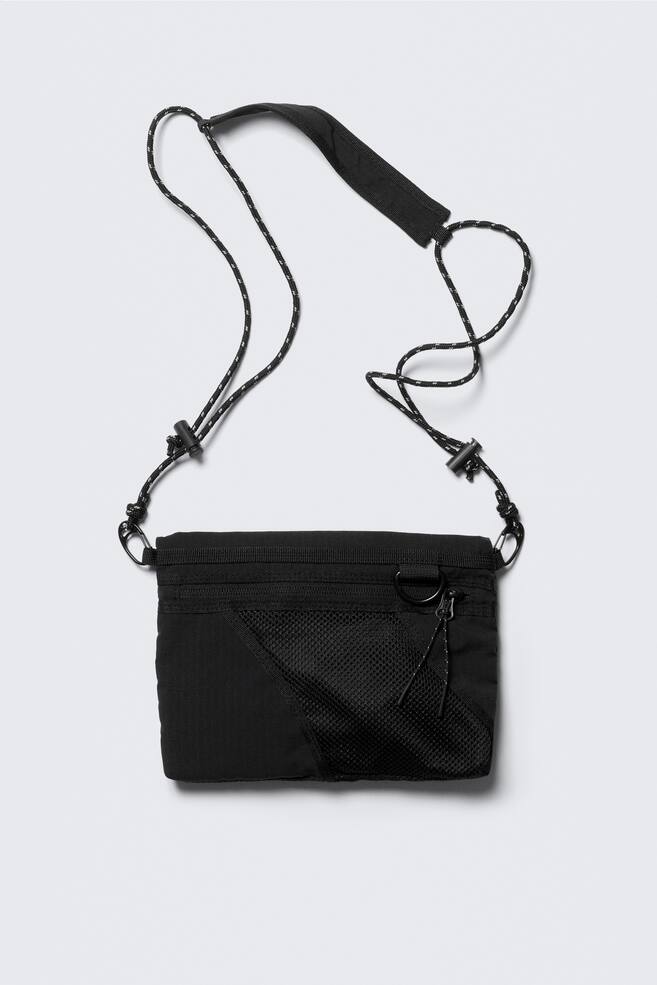 Bolso bandolera Mini Utility - Negro/Topo claro - Camuflaje - 1