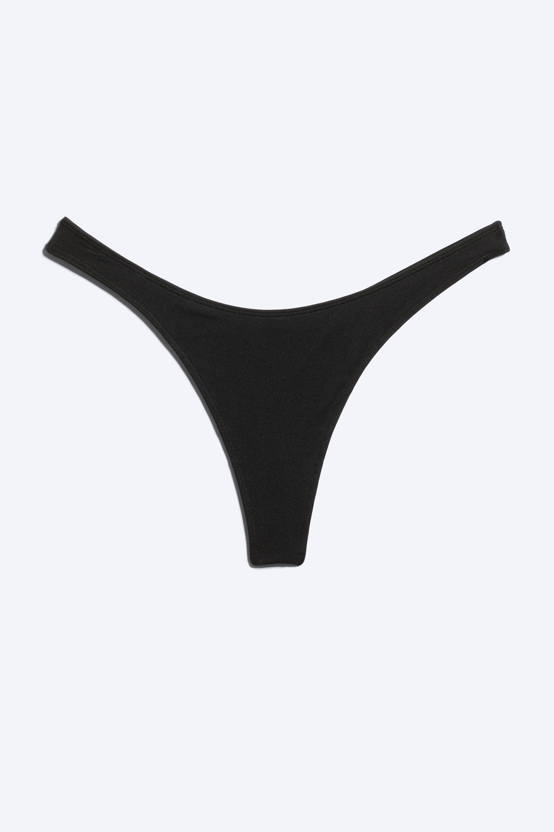Black - Micro Thong - 1