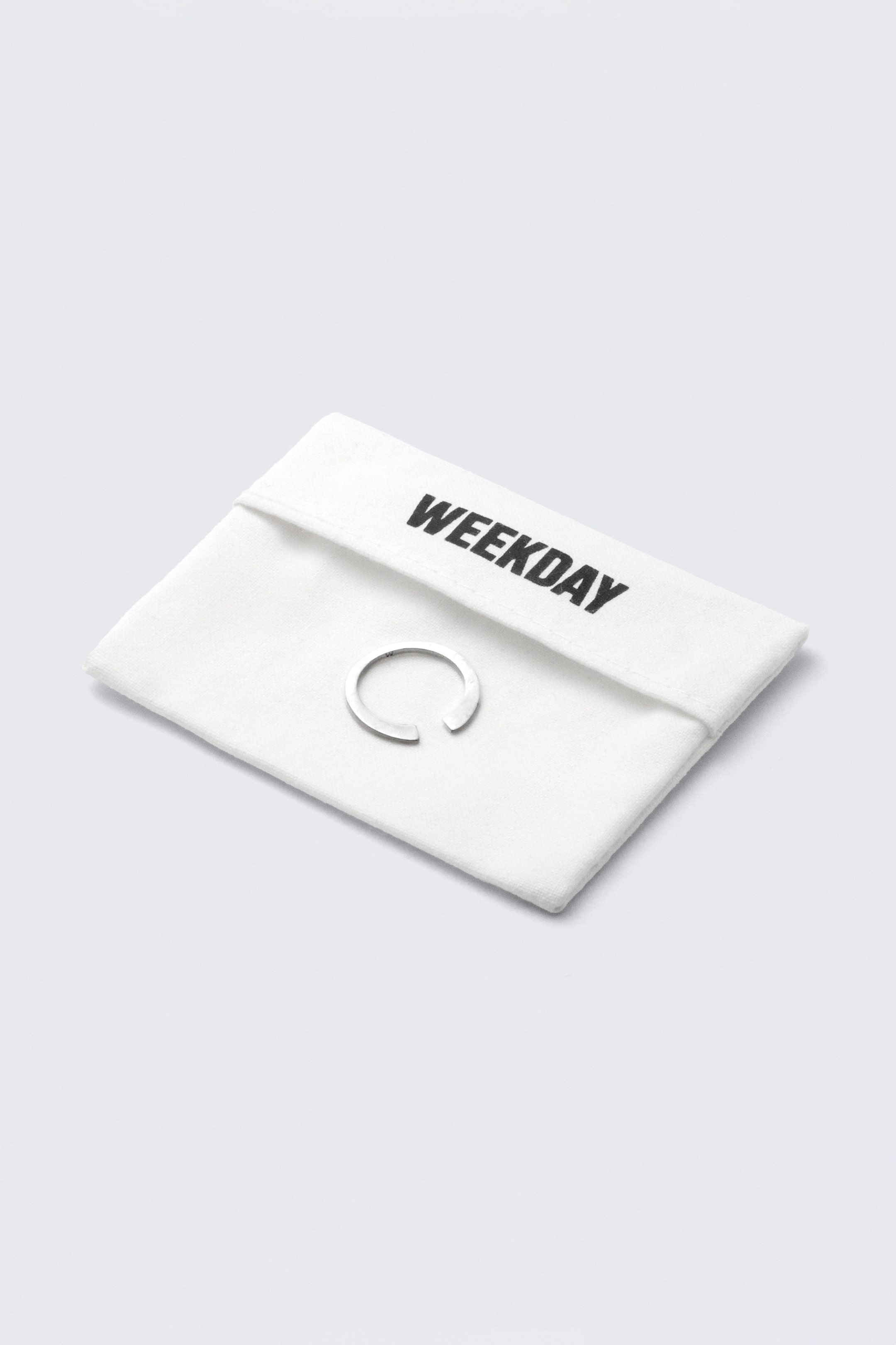 Silver - Minimal Silver-Plated Open Ring - 1