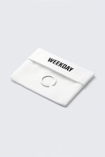 Silver - Minimal Silver-Plated Open Ring - 0