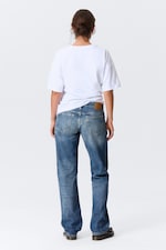 Board Blue - Medium Blue - Arrow Low Rise Regular Straight Leg Jeans - 3