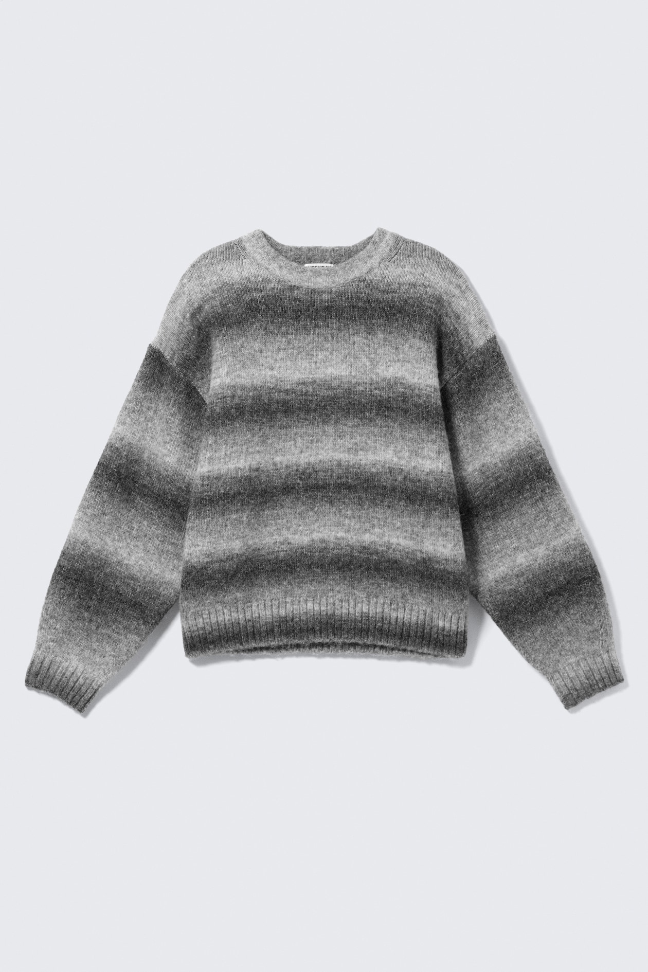 Pull ample en maille chinée - Gris chiné - FEMME | H&M FR