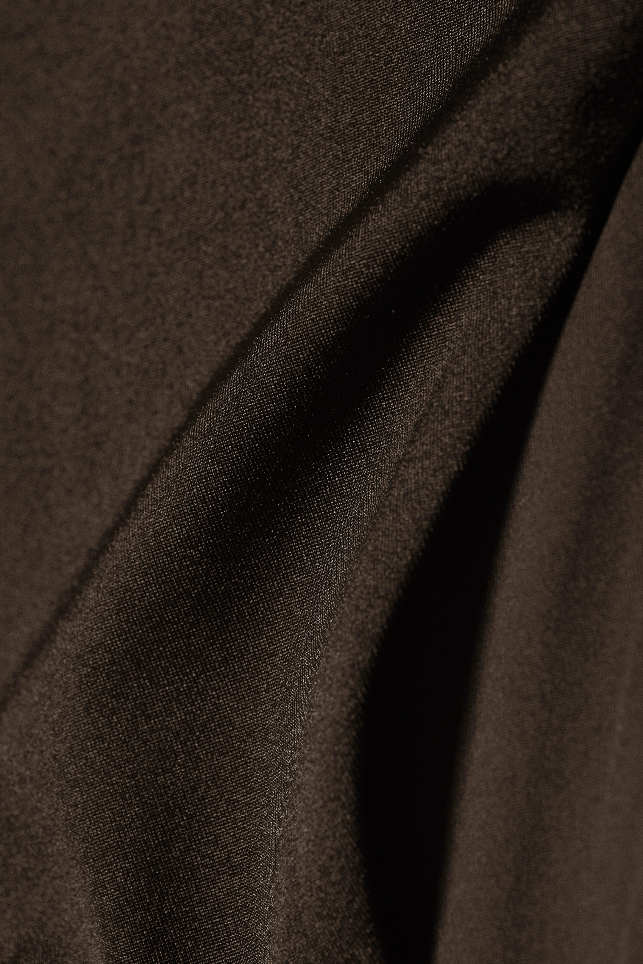 Dark Brown - High Rise Brazilian Bikini Bottoms - 2