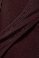 Dark Maroon - Sporty Racerback Swimsuit - 2