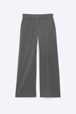 Gris foncé chiné - Pantalon de costume taille basse - 0