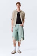 Dusty Mole - Knitted Short-Sleeved Button-Up Shirt - 2