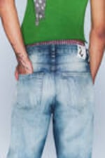 Whiped – blau - Boo Bootleg – Bootcut-Jeans mit niedriger Taille - 3