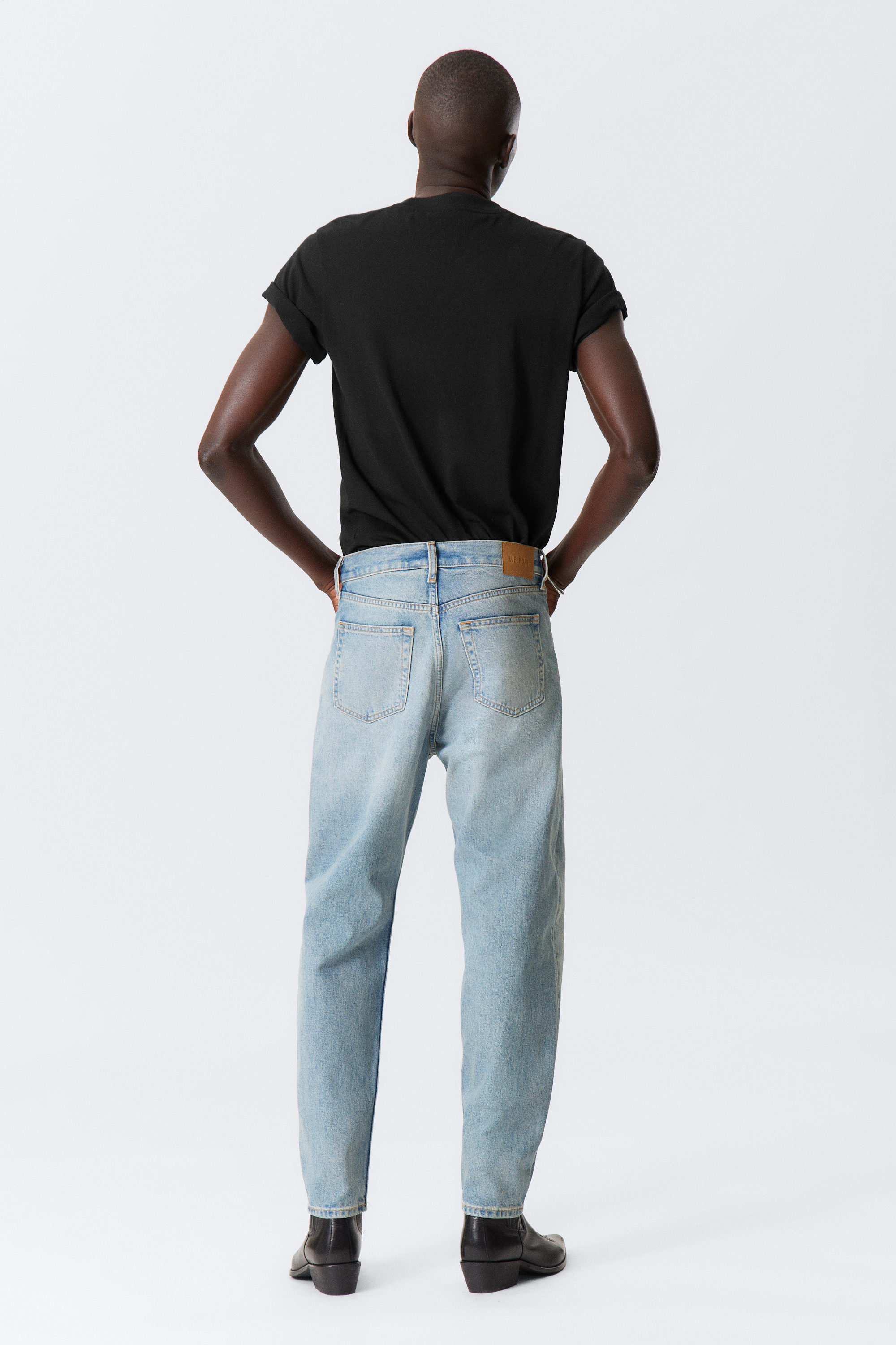 Seventeen Blue - Mittelblau - Ray Relaxed Tapered Leg Jeans - 4
