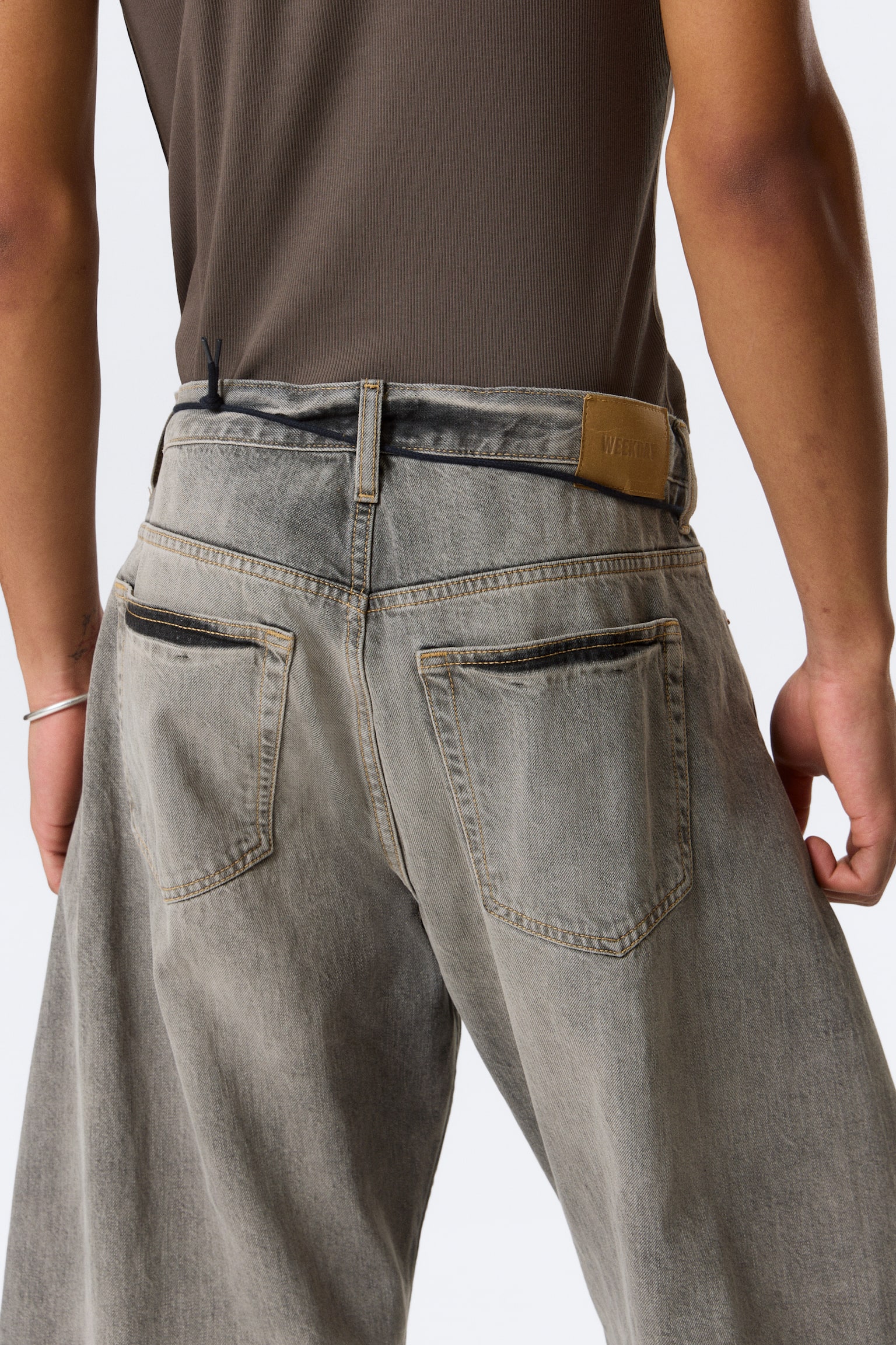 Wijde Solera jeans met ronde pijpen - Canyon Grey – Middelgrijs - 3