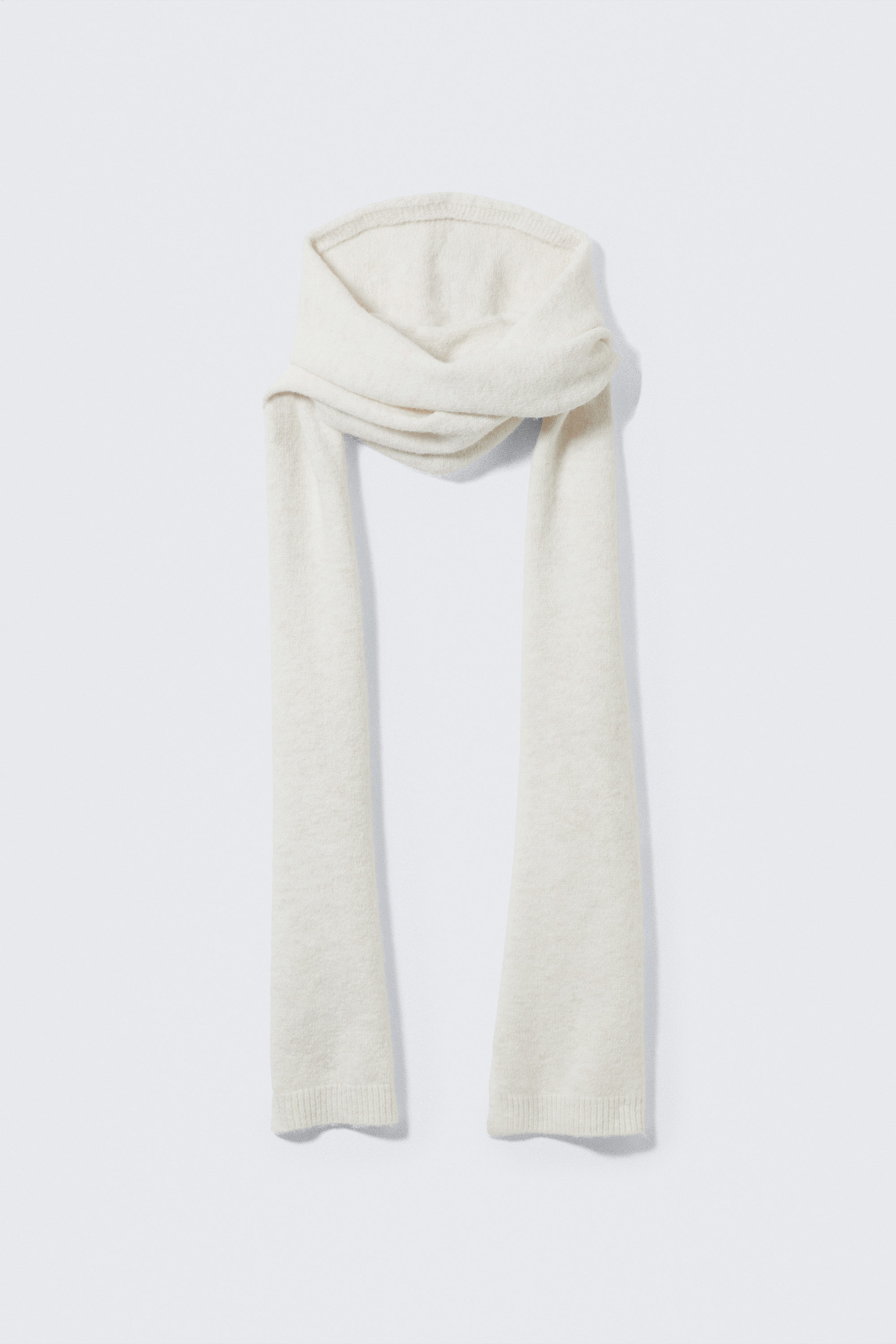 小物 graphics hooded stole hood scarf - Dusty White | Weekday WW