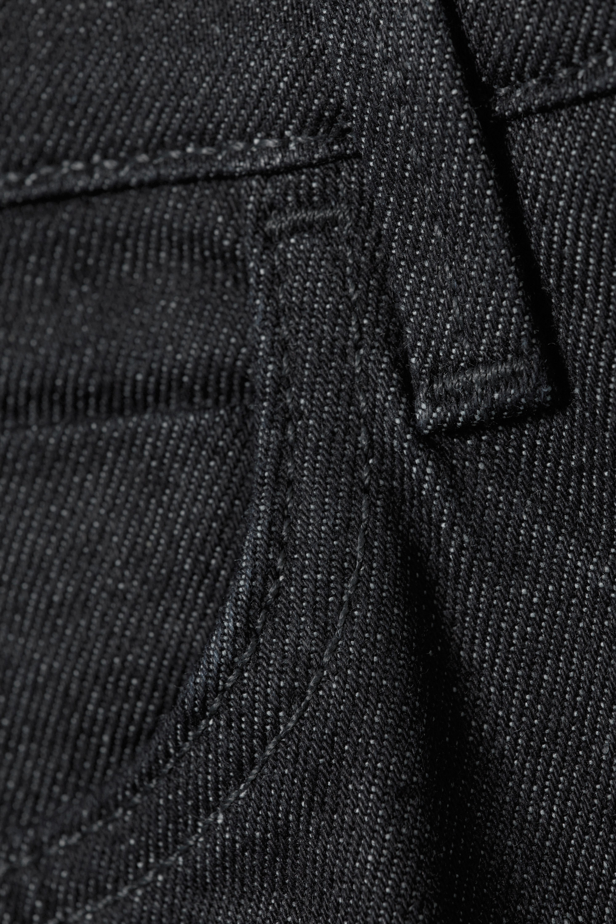 Raw Indigo - Dark Blue - Jay Low Waist Slim Straight Leg Jeans - 3