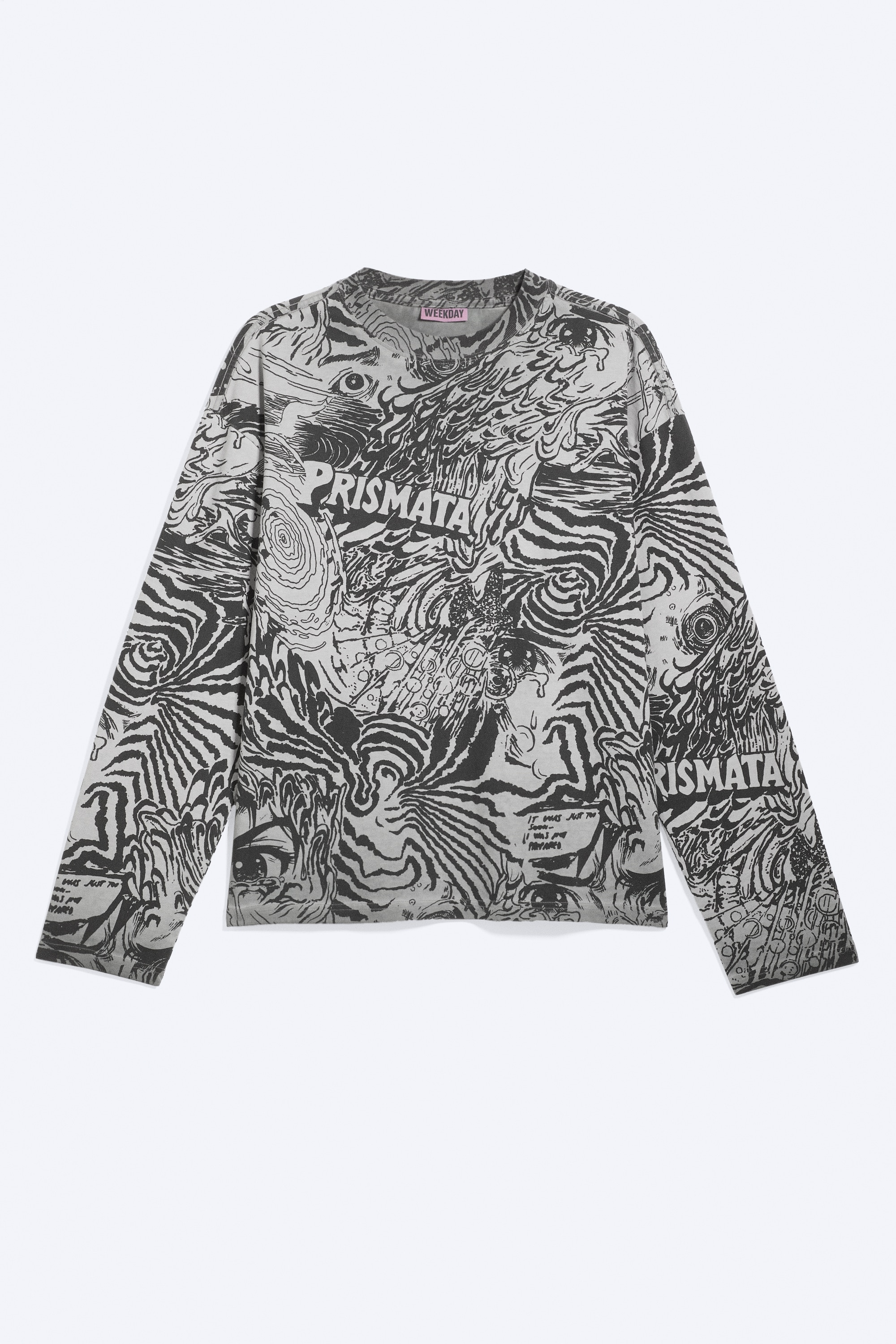 Långärmad Grafisk T-shirt