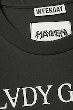 Off-black - Lady Gaga Short-Sleeved T-Shirt - 5