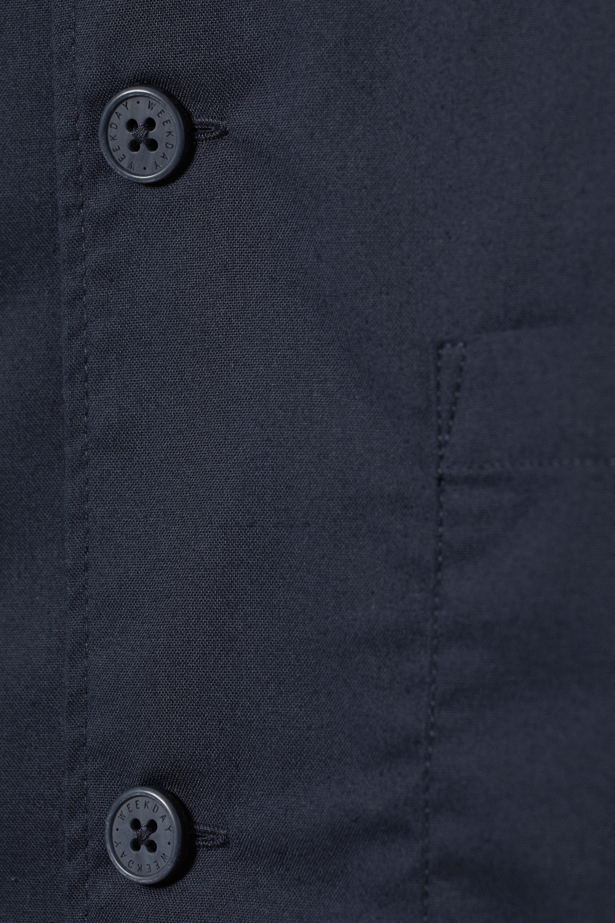 Dark Blue - Milan Relaxed Workwear Shirt - 1