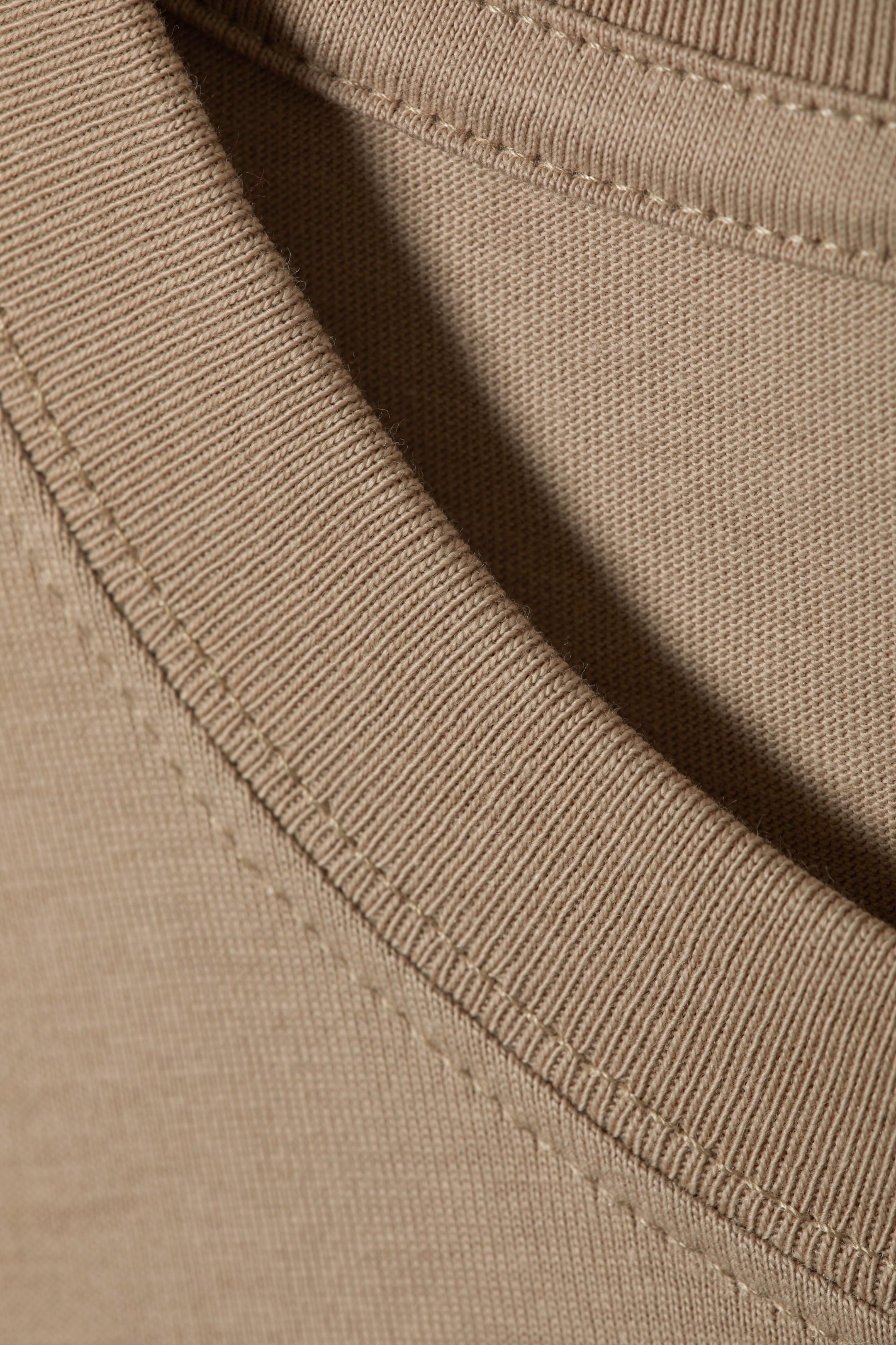 Beige - Relaxed Midweight T-shirt - 1