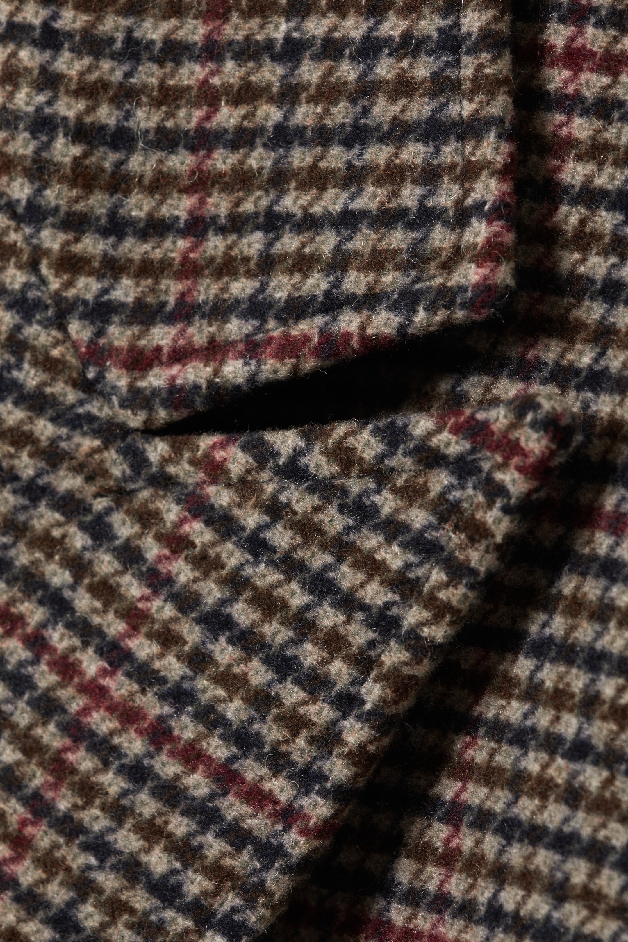 Visualizza immagine più grande: Cappotto oversize in misto lana - Beige a scacchi - UOMO | H&M IT 6