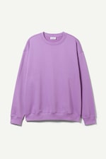 Lilac - Oversized Midweight Sweatshirt - 0
