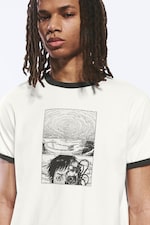 White - Comic Page - Graphic T-shirt - 2