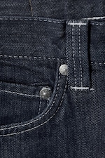Blue Rinse - Astro Mid Waist Loose Baggy Denim Shorts - 1