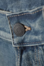 Jackpot Blue - Medium Blue - Sphere Low Rise Loose Straight Leg Jeans - 1