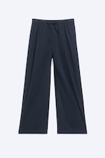 Dunkelblau - Entspannte Pyjamahose aus Flanell - 3
