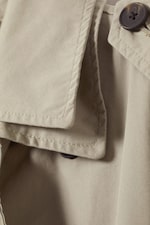 Gedecktes, helles Khaki - Trenchcoat Isolde - 3