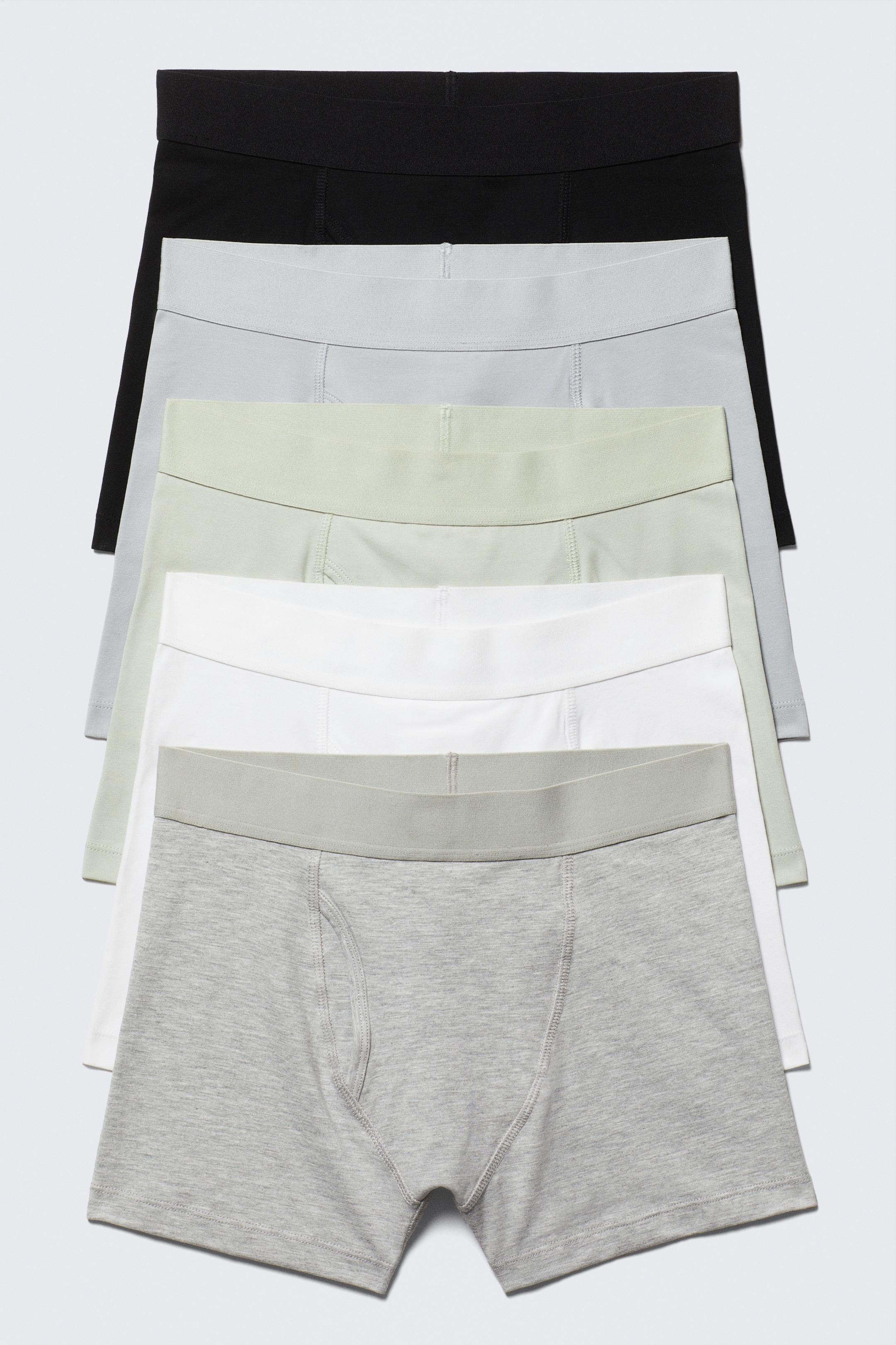 Größeres Bild anzeigen: Boxershorts 5er-Pack - Schwarz/Blau/Grün/Weiß/Grau - Men | H&M AT 1