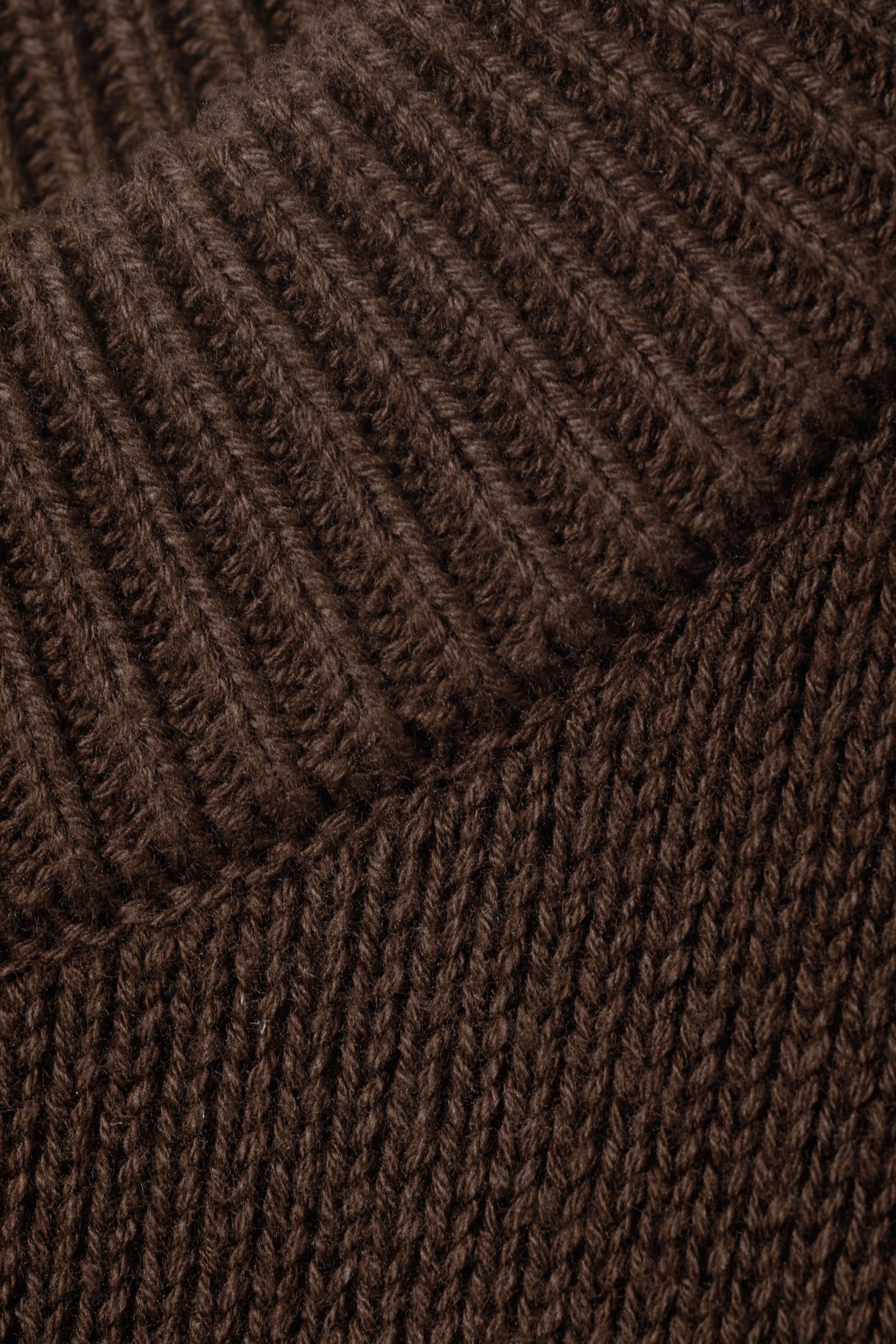 Dark Brown - John Oversized Sweater - 2