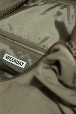 Khaki Green - Half‑circle crossbody bag - 4